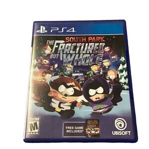 South Park Fractured but Whole Video Game PS4 PlayStation M17+ No Manual Tested